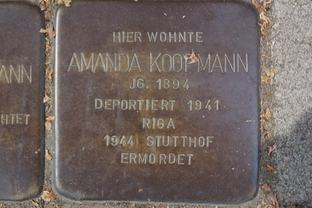 Stumbling Stone Mühlenstraße 37 #6