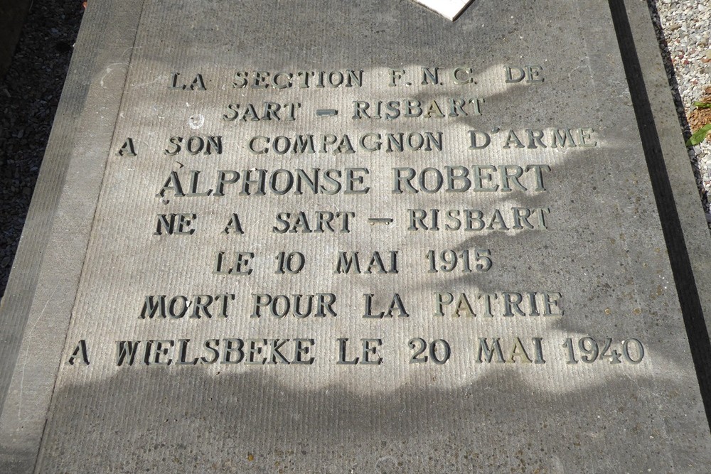 Belgian War Grave Sart-Risbart #2