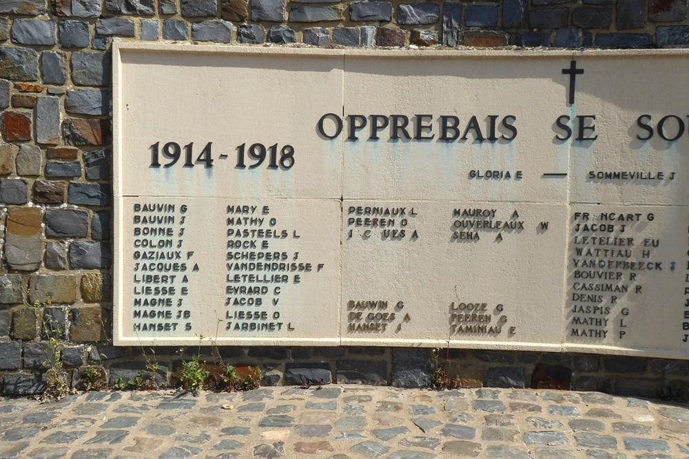 Oorlogsmonument Opprebais	 #3
