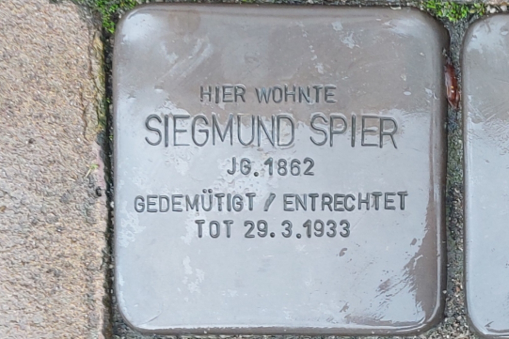 Stumbling Stones Kesselstraße 15 #3