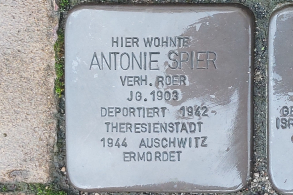 Stumbling Stones Kesselstraße 15 #6
