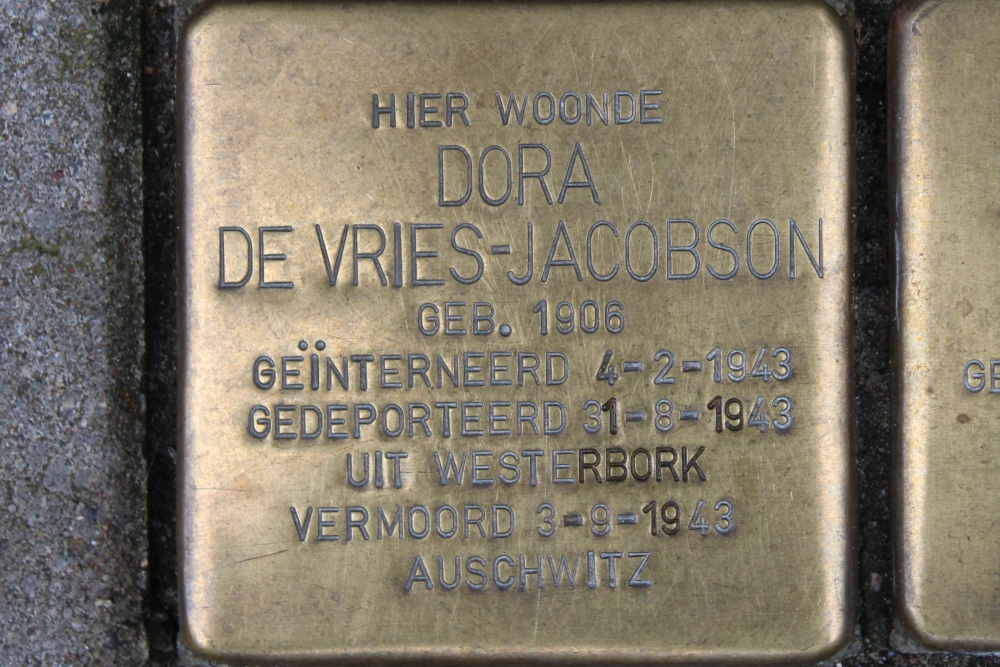 Stolpersteine Uithoornstraat 17 #2