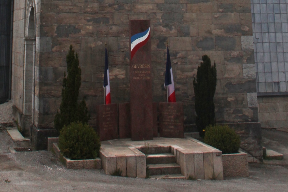 Monument Eerste Wereldoorlog Gevresin #1