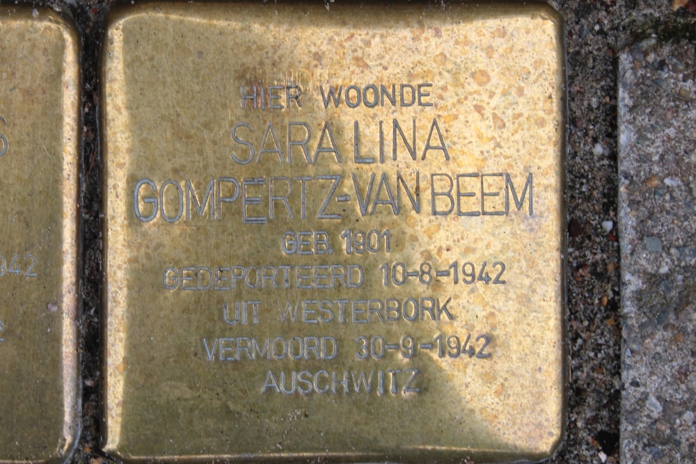 Stumbling Stones Amsteldijk 121 #3
