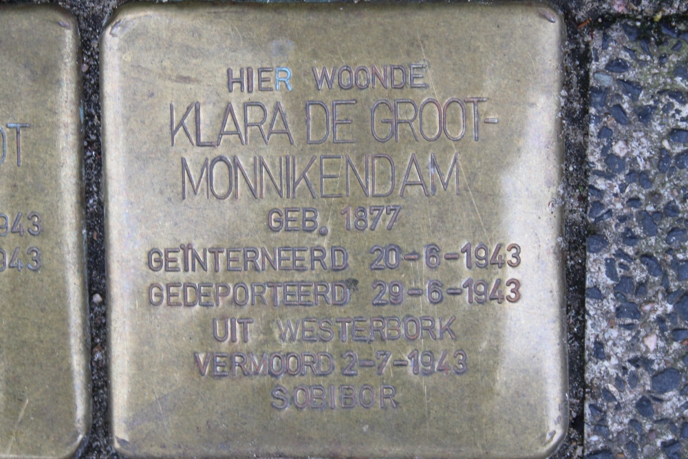 Stumbling Stones Borssenburgstraat 27 #3