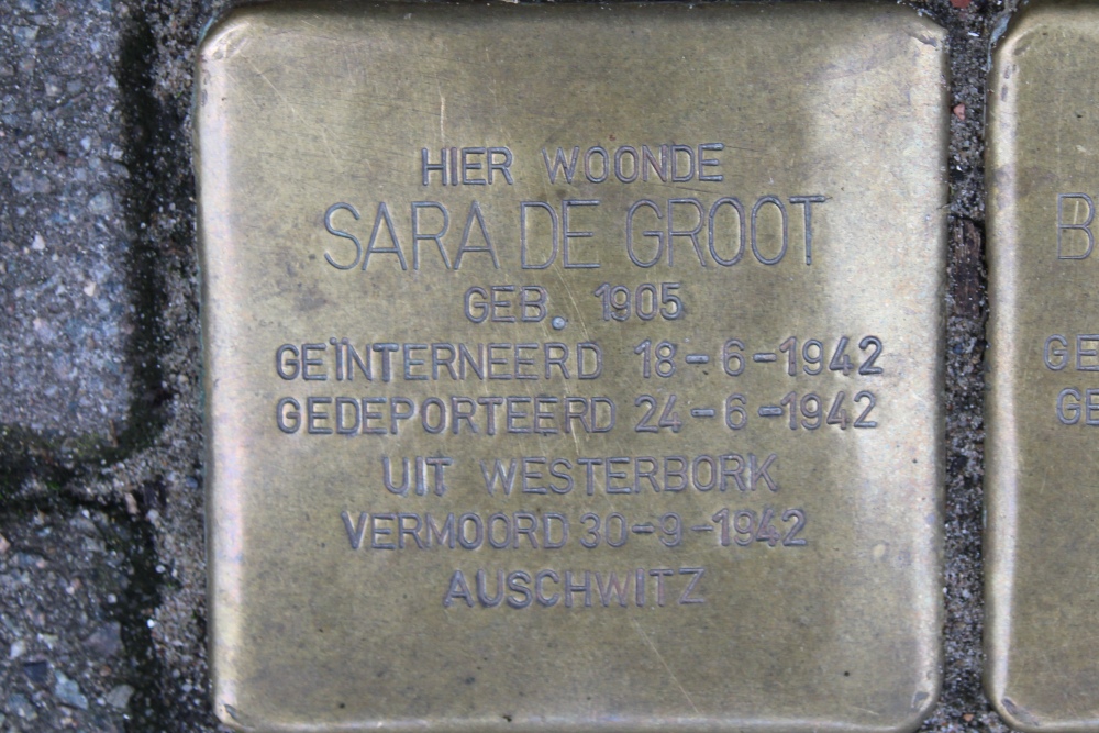 Stumbling Stones Borssenburgstraat 27 #4