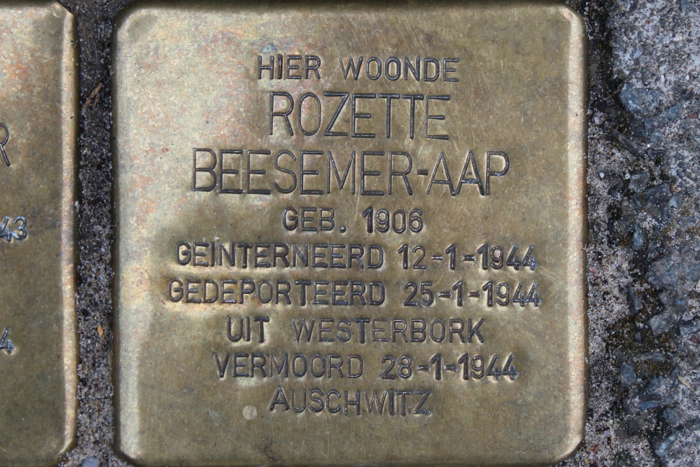 Stumbling Stones Borssenburgstraat 28 #3