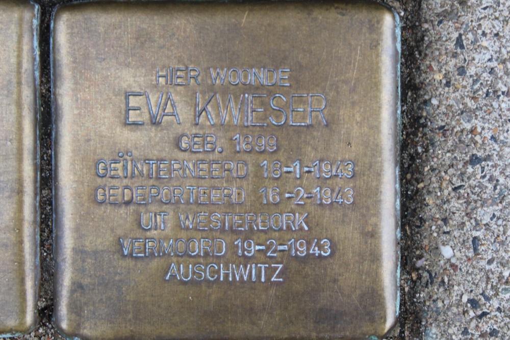 Stolpersteine Vechtstraat 57 #3