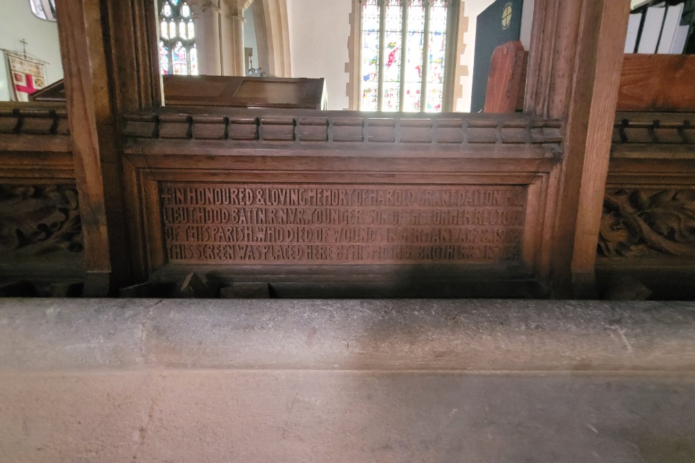 Gedenktekens St Peter and St Paul's Wincanton