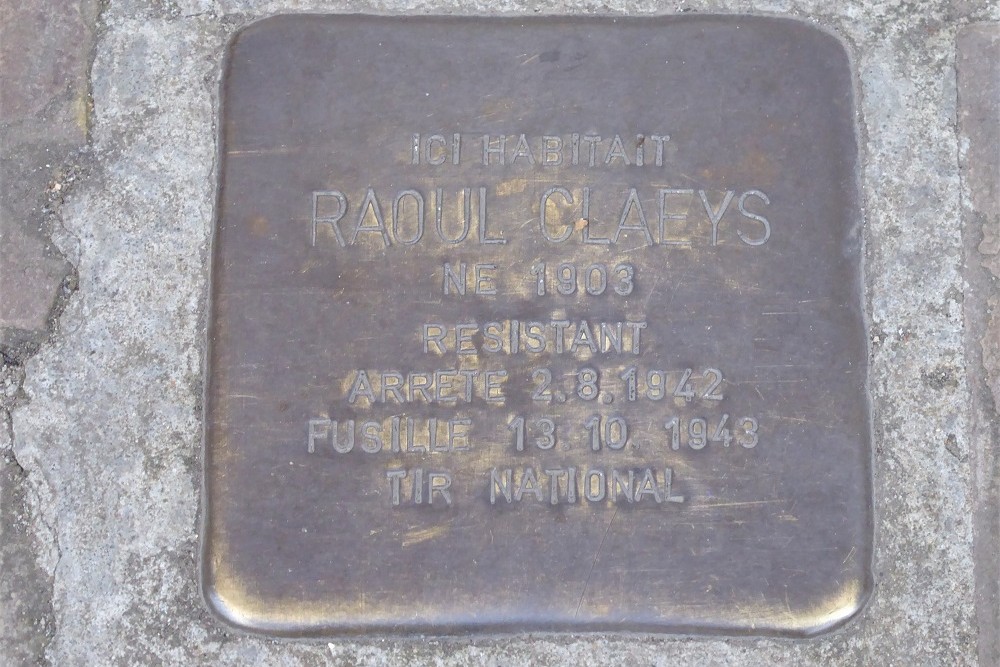 Stolperstein Alphonse De Wittestraat 58 #1