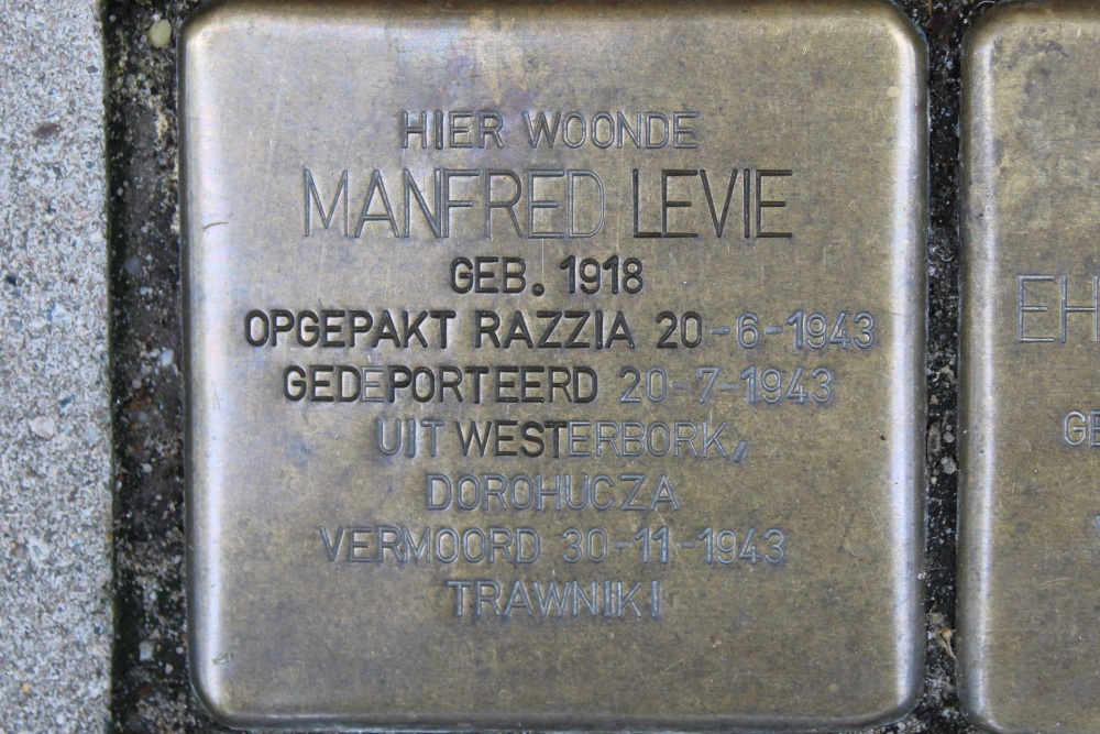 Stolpersteine Gaaspstraat 63 #4