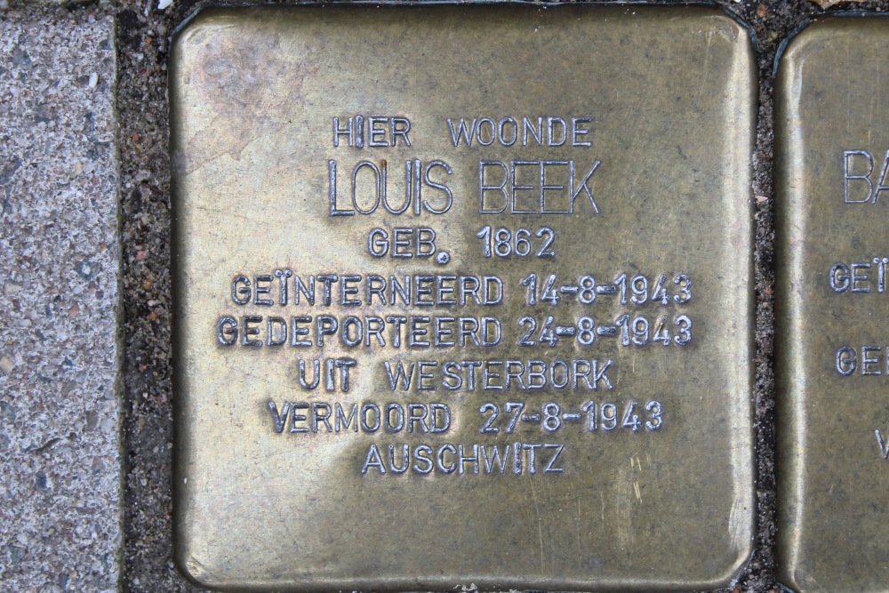 Stolpersteine Boterdiepstraat 19 #2