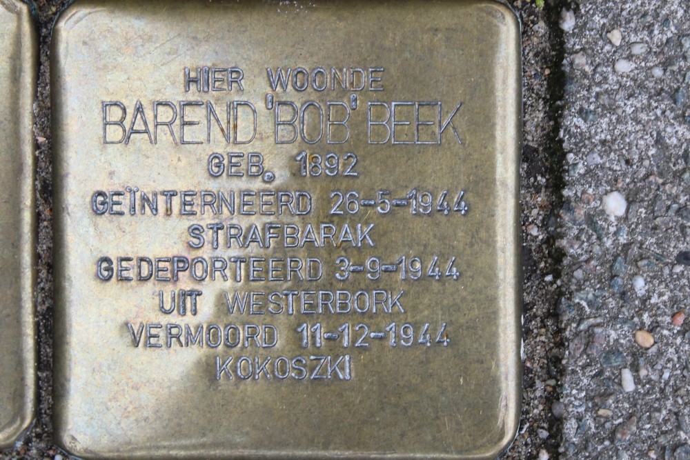 Stolpersteine Boterdiepstraat 19 #3