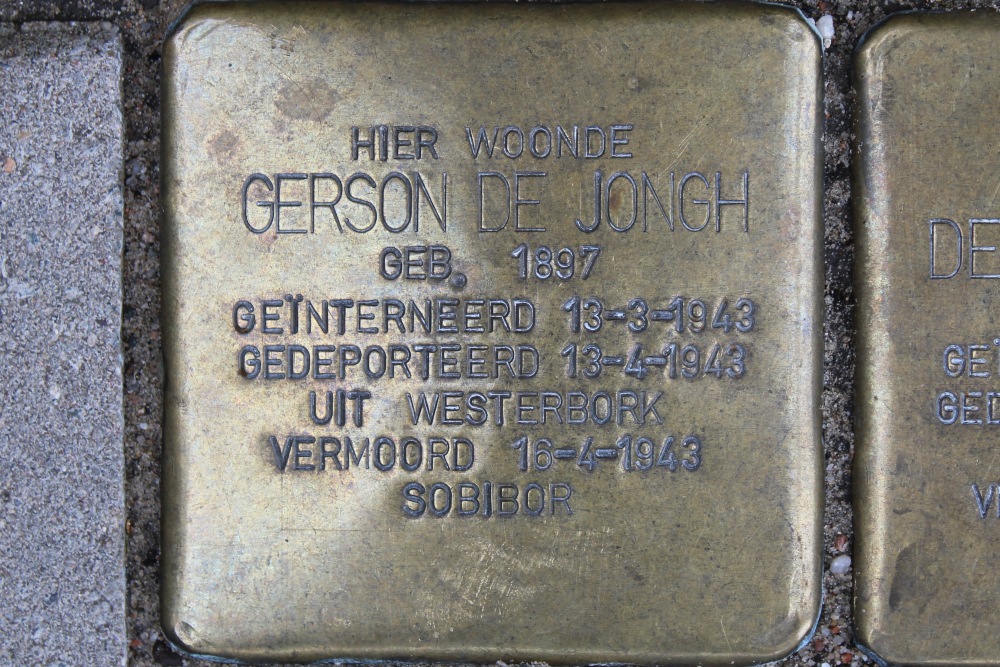 Stolpersteine Boterdiepstraat 19 #4