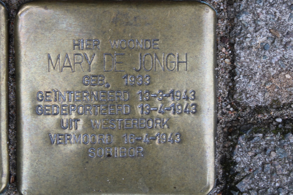 Stolpersteine Boterdiepstraat 19 #7