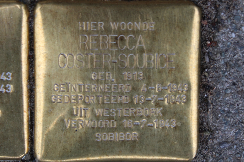 Stolpersteine Eemsstraat 42 #3