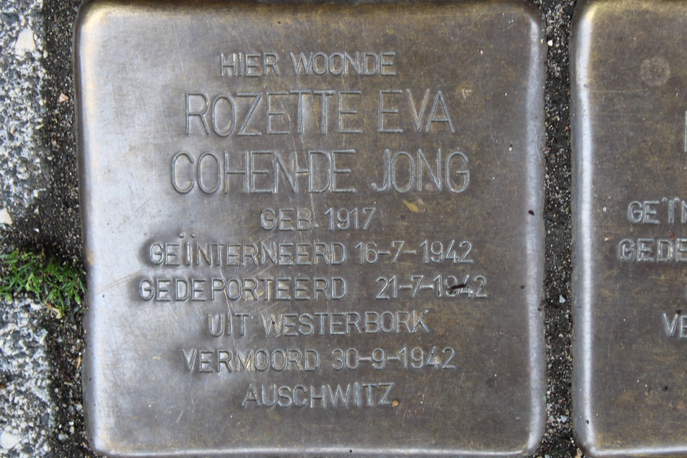 Stolpersteine Rijnstraat 228 #4