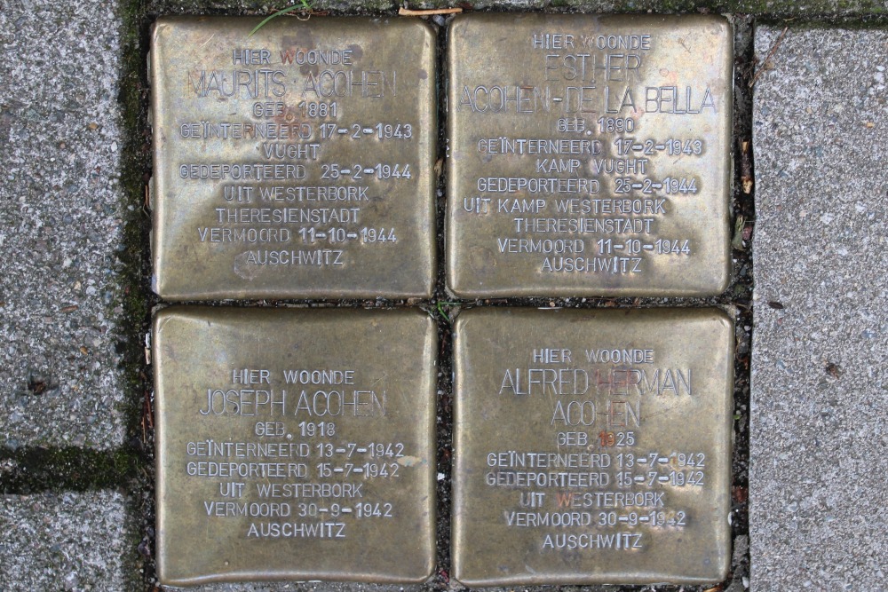 Stumbling Stones Hunzestraat 99 #1