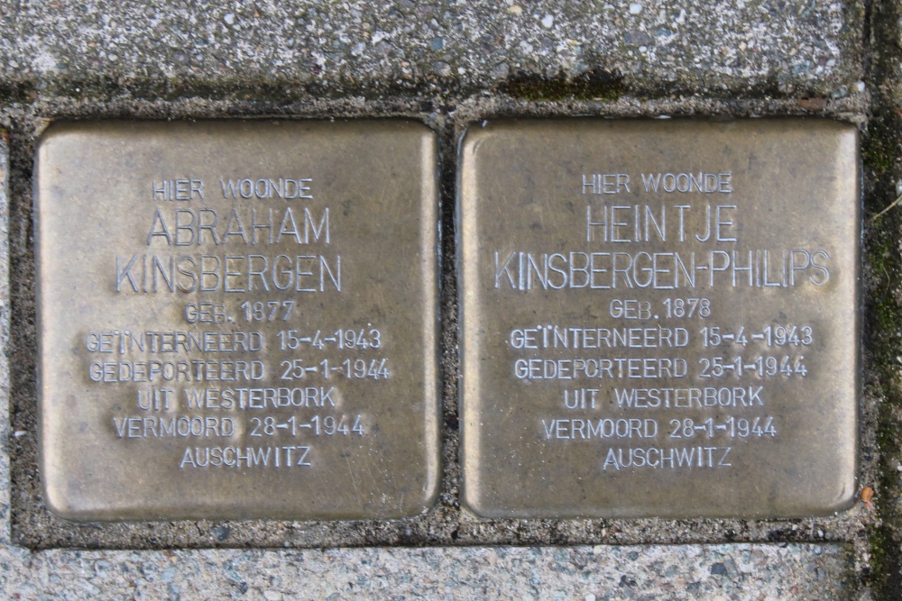 Stolpersteine Hunzestraat 135 #1