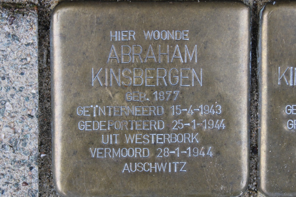 Stolpersteine Hunzestraat 135 #2