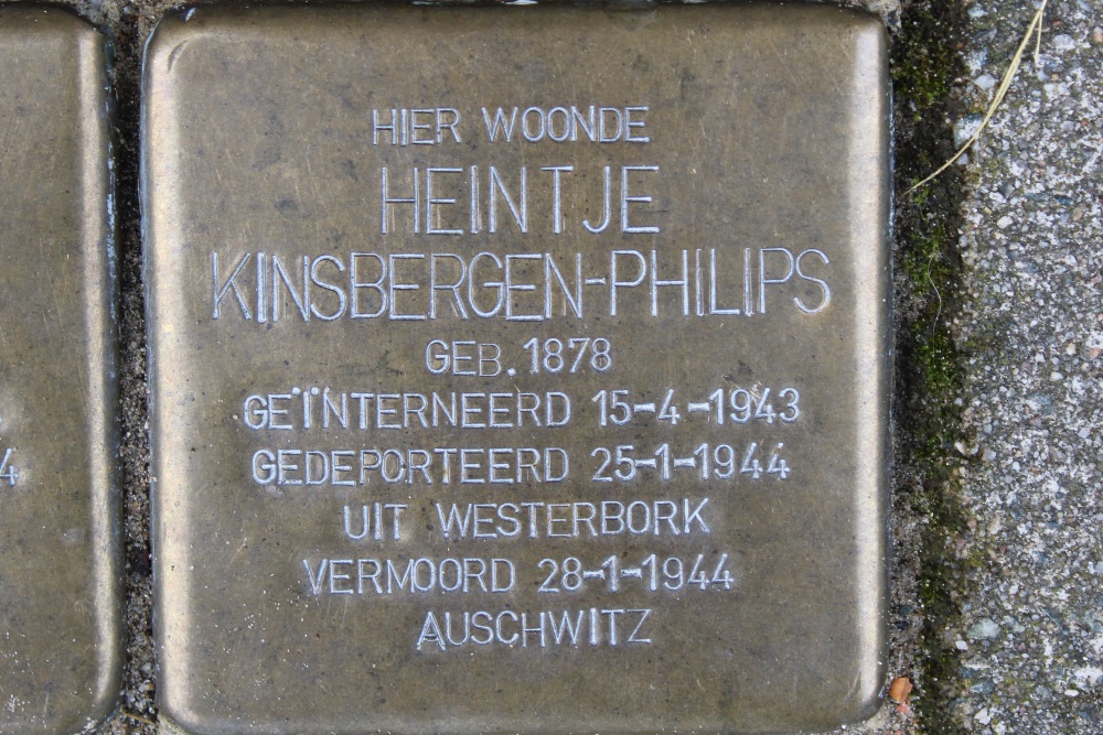 Stolpersteine Hunzestraat 135 #3