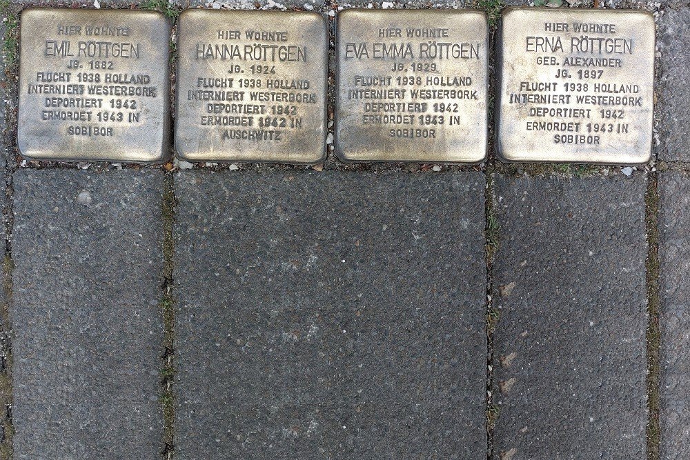 Stumbling Stones Hattinger Straße 779 #1