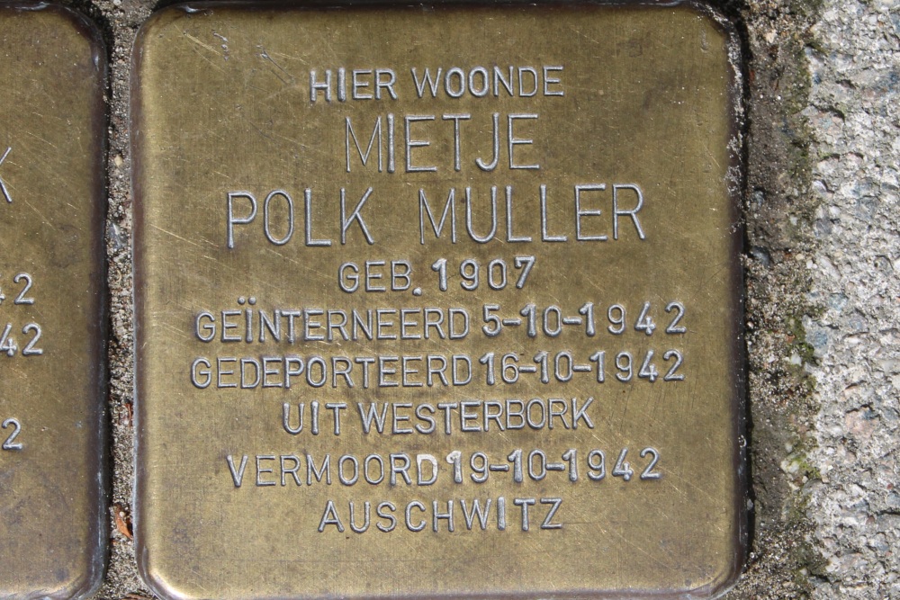 Stolpersteine Kribbestraat 52 #4