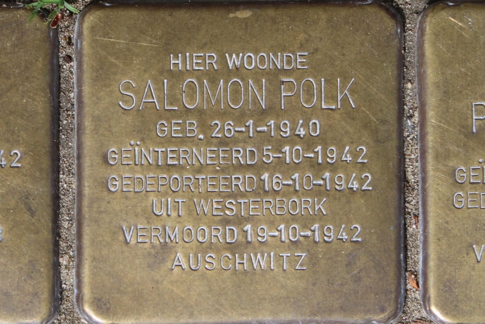 Stolpersteine Kribbestraat 52 #3