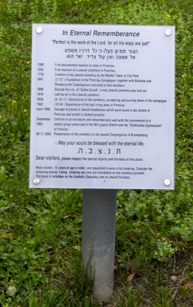 Voormalige Joodse Begraafplaats Prenzlau #7
