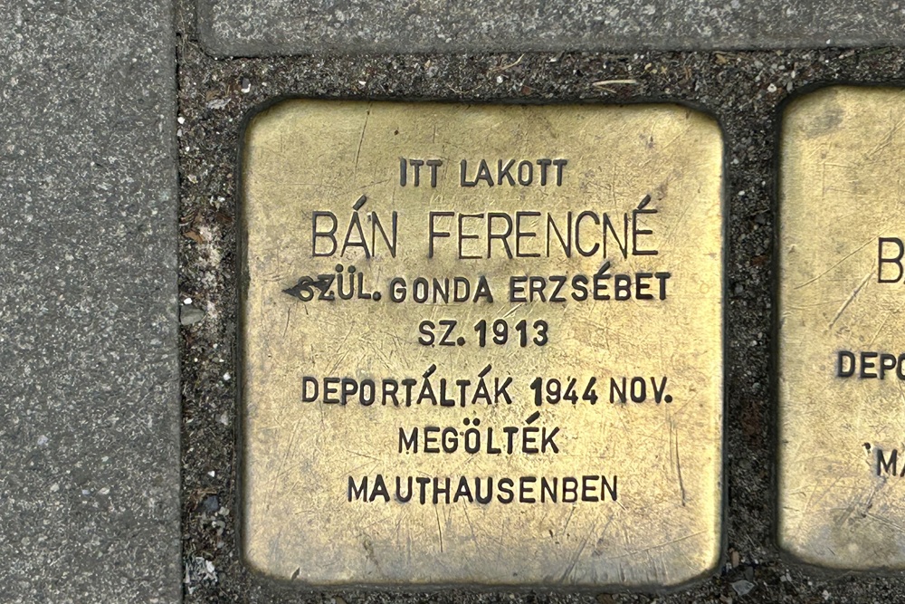 Stolpersteine Hollán Ernö utca 3 #1