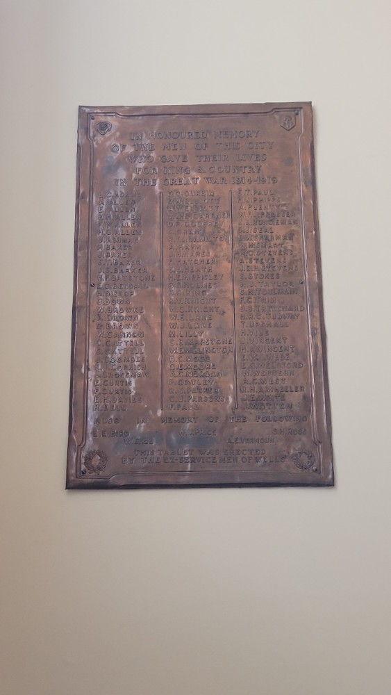 Memorials Wells Town Hall #2