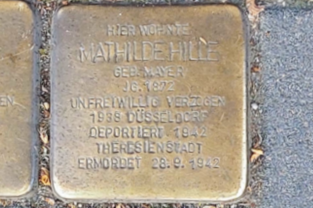 Stolpersteine Hagsche Strasse 77 #4