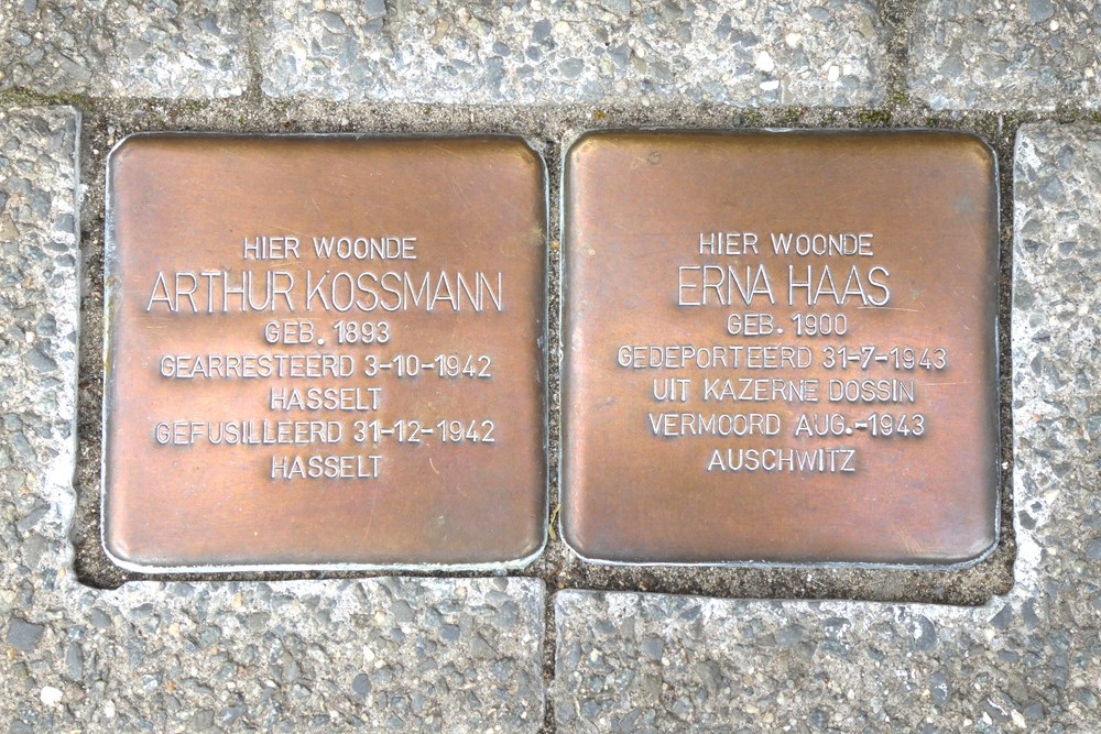 Stumbling Stones Maastrichterstraat 108 #1