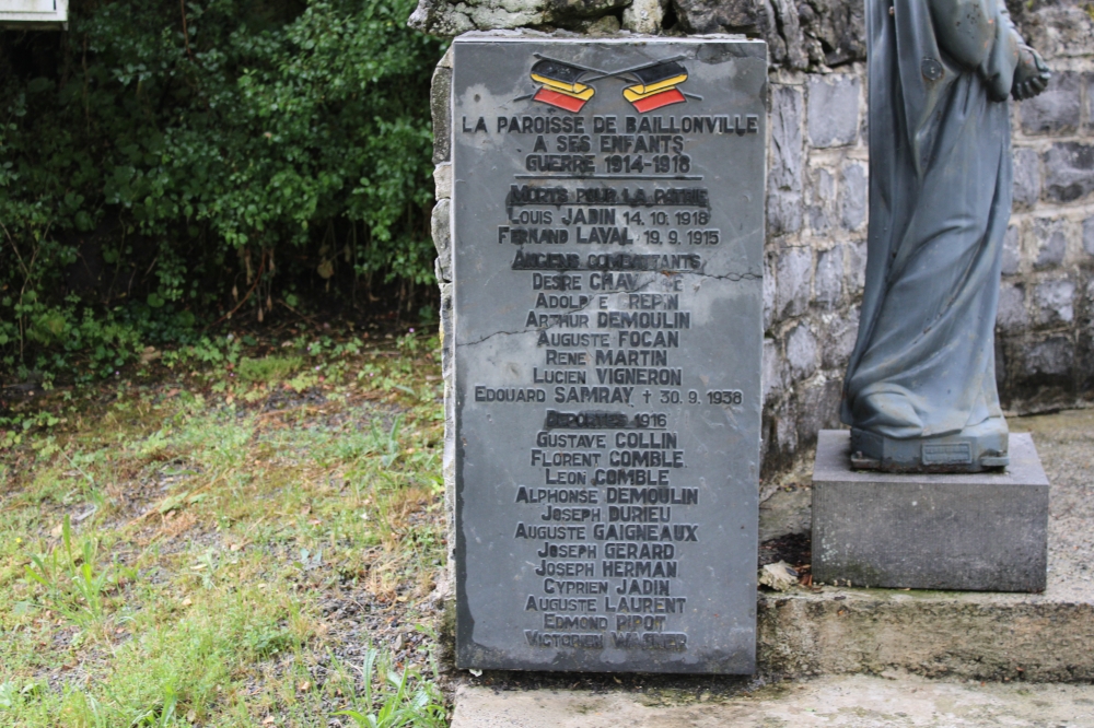 Oorlogsmonument Baillonville	 #3