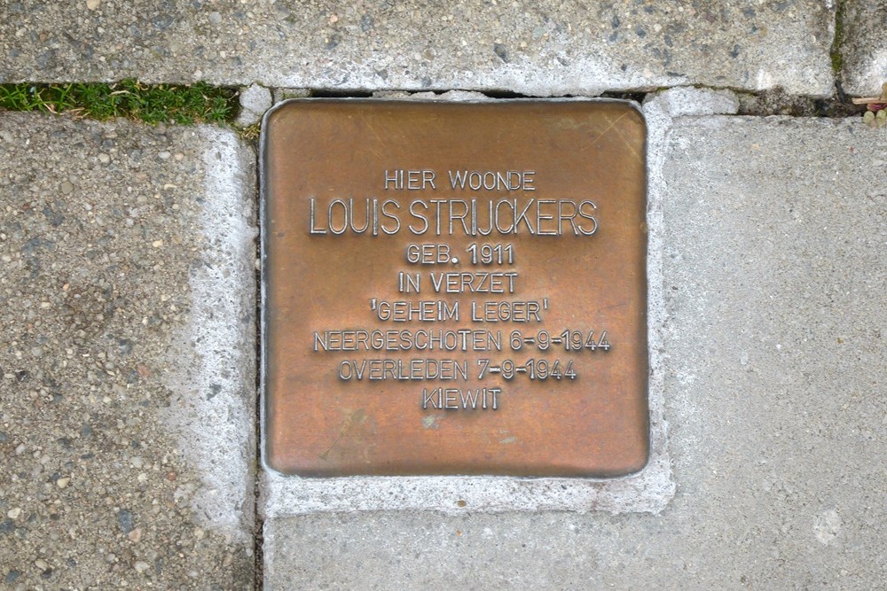 Stumbling Stone Weggevoerdenstraat 20
