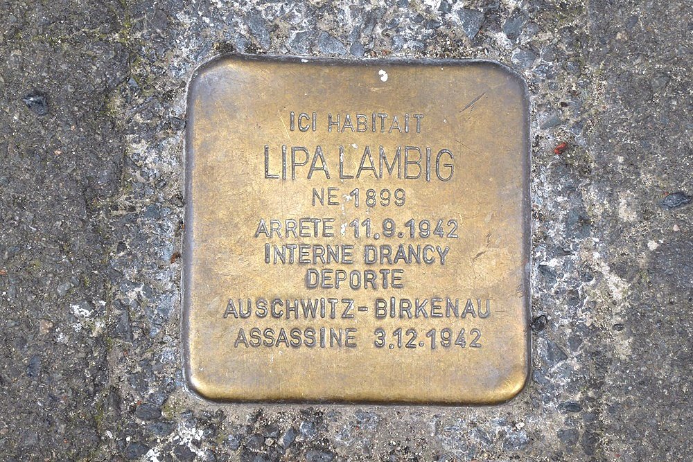 Stumbling Stone Rue du Maire André 26