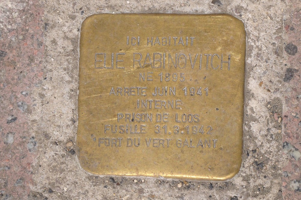Stumbling Stone Rue Léon Gambetta 86