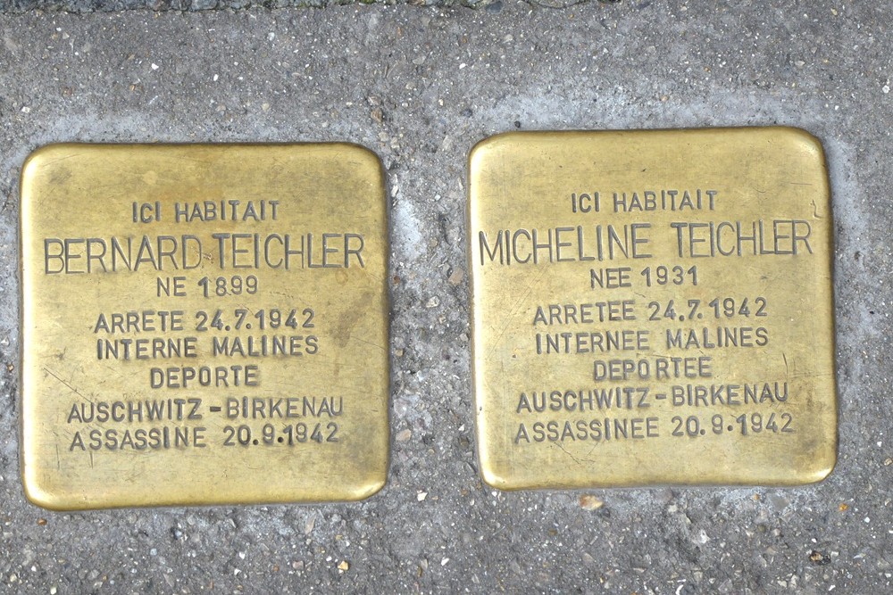 Stumbling Stones Place des Reignaux 10