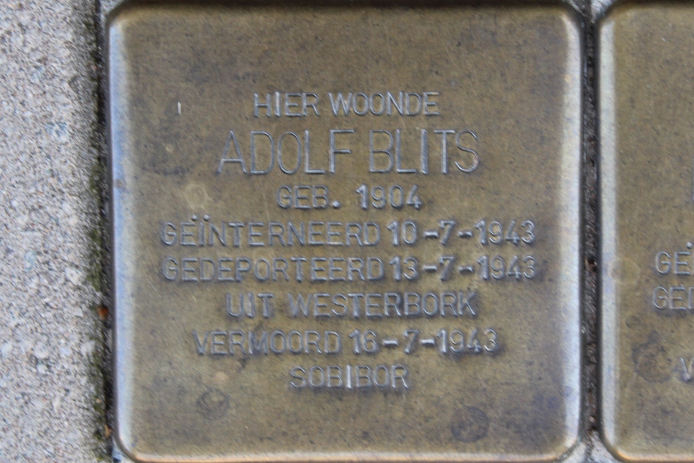 Stolpersteine Dintelstraat 65 #2