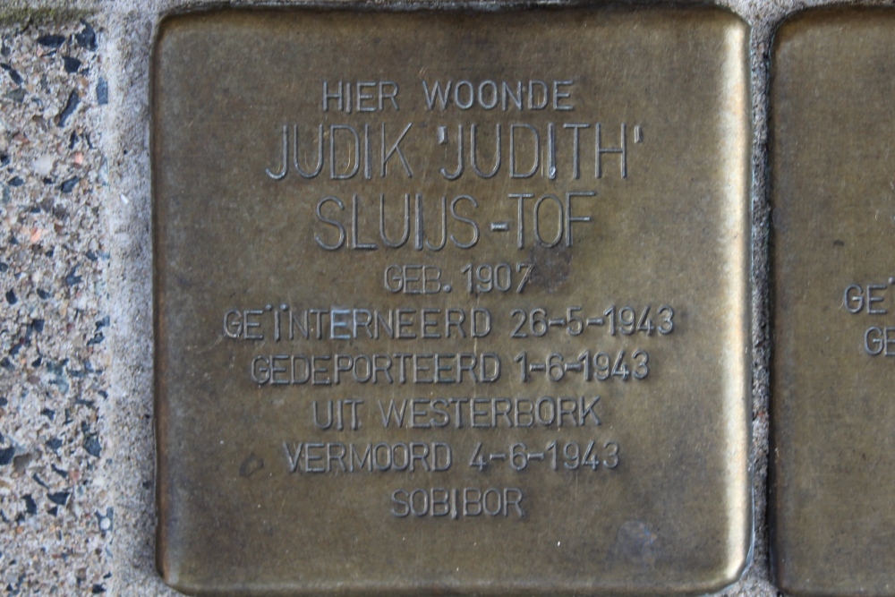 Stolpersteine Volkerakstraat 52 #2