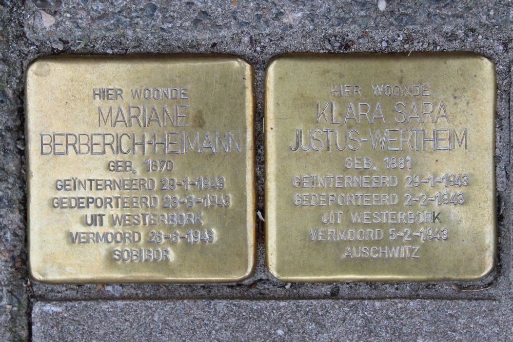 Stumbling Stones Volkerakstraat 8