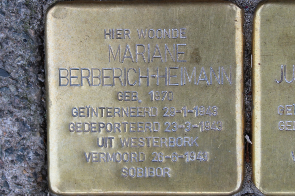 Stolpersteine Volkerakstraat 8 #2