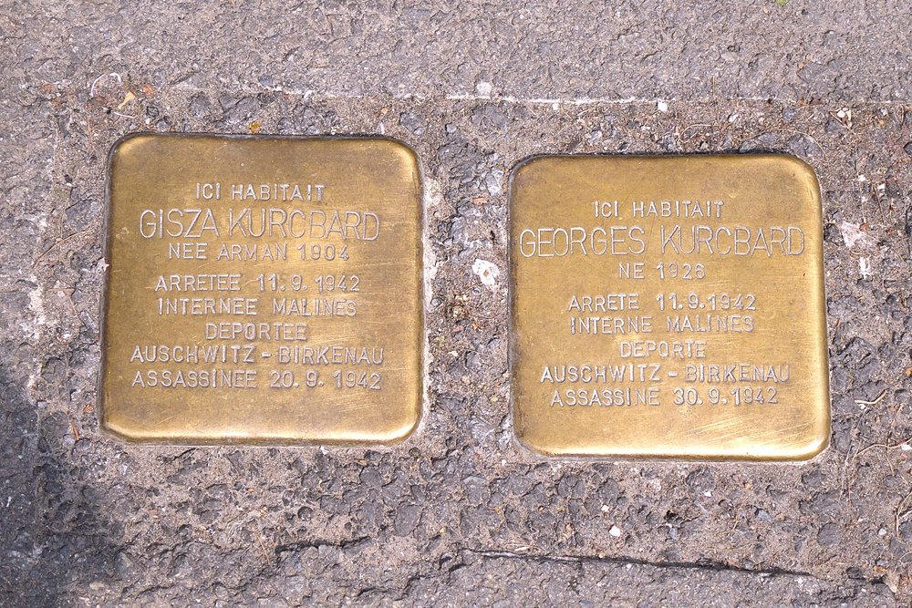 Stumbling Stones Rue de Tournai 37