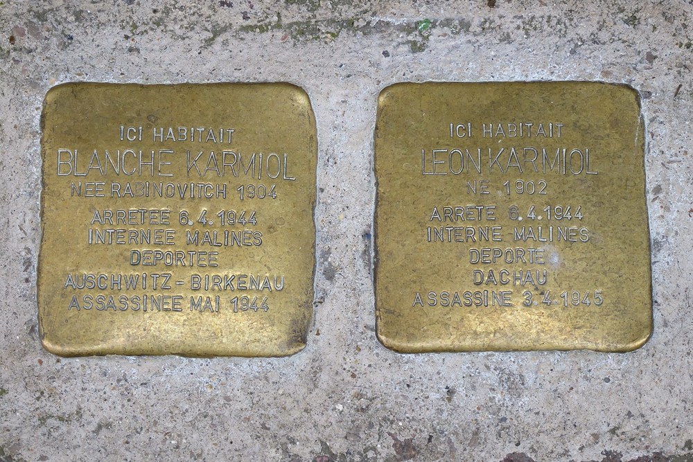 Stolpersteine Rue du Court Debout 3  #1