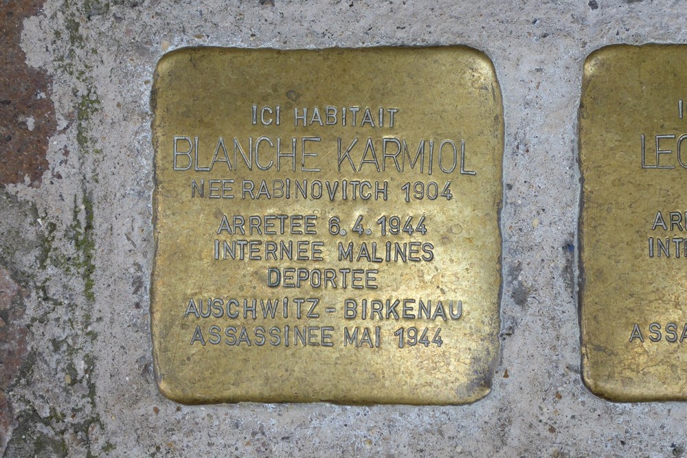 Stolpersteine Rue du Court Debout 3  #4