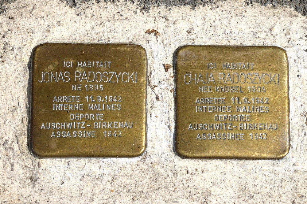Stumbling Stones Rue la Paix d’Utrecht 12