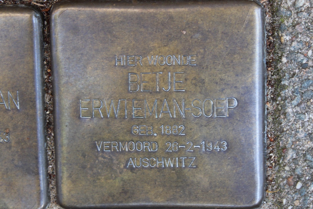 Stolpersteine Tolstraat 35 #3