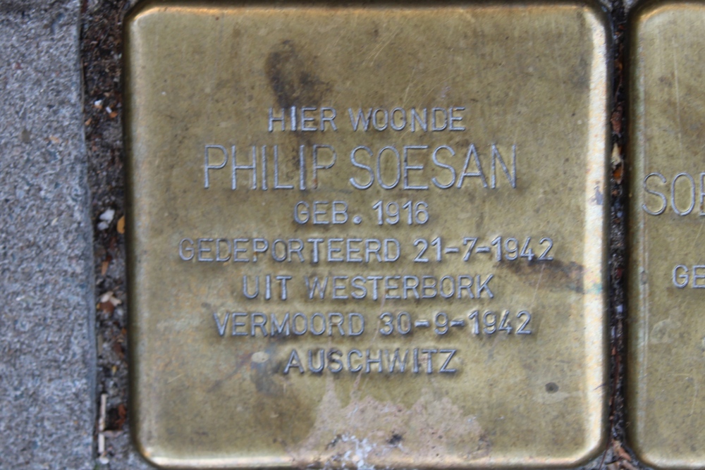 Stumbling Stones Rusterburgerstraat 54 #2