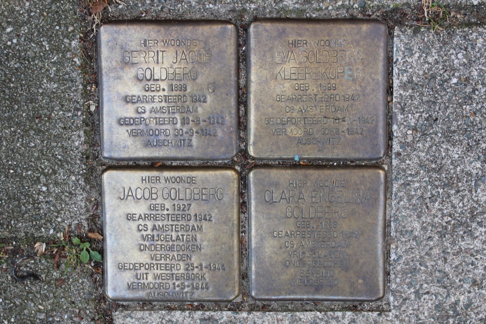Stumbling Stones Jan Lievensstraat 72