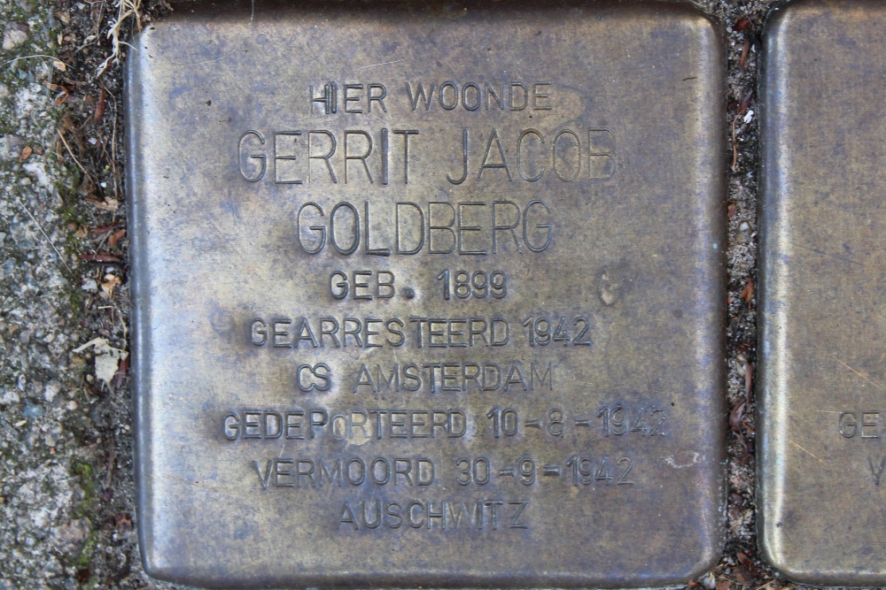 Stolpersteine Jan Lievensstraat 72 #2